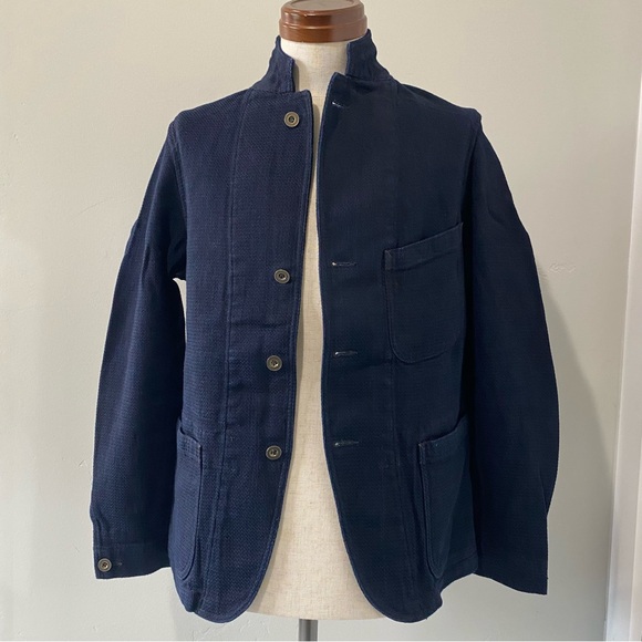 Journal Standard J.S. Homestead men's navy indigo blazer/jacket, JP S = US XS - Picture 3 of 14